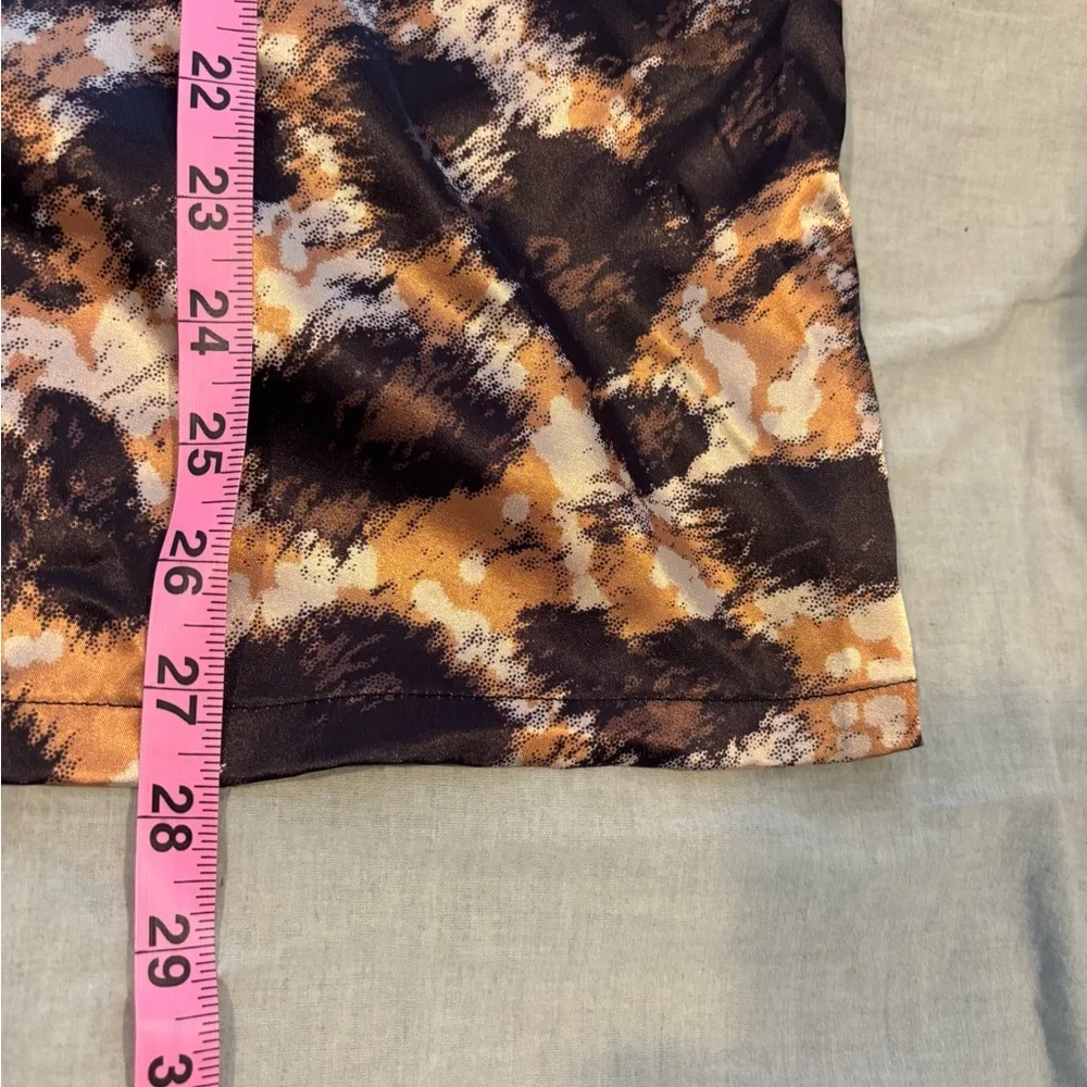 Donna Salyers Leopard Print Pajama Set Silky Glam Lounge Mobwife Small - Picture 8 of 13